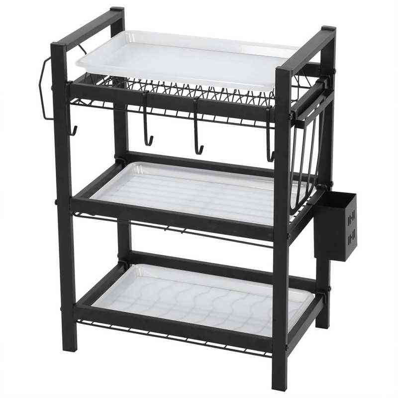 3 Tier Stainless Steel Dish Drying Rack
