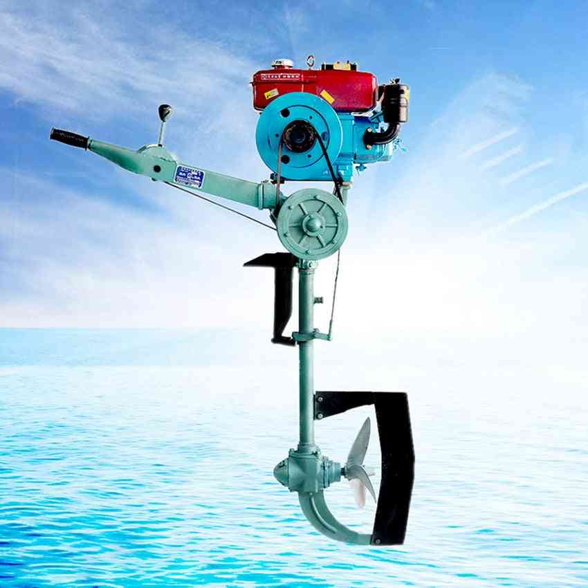 Water Air-cooled, Diesel Outboard, Engine Motor For Outdoor Fishing