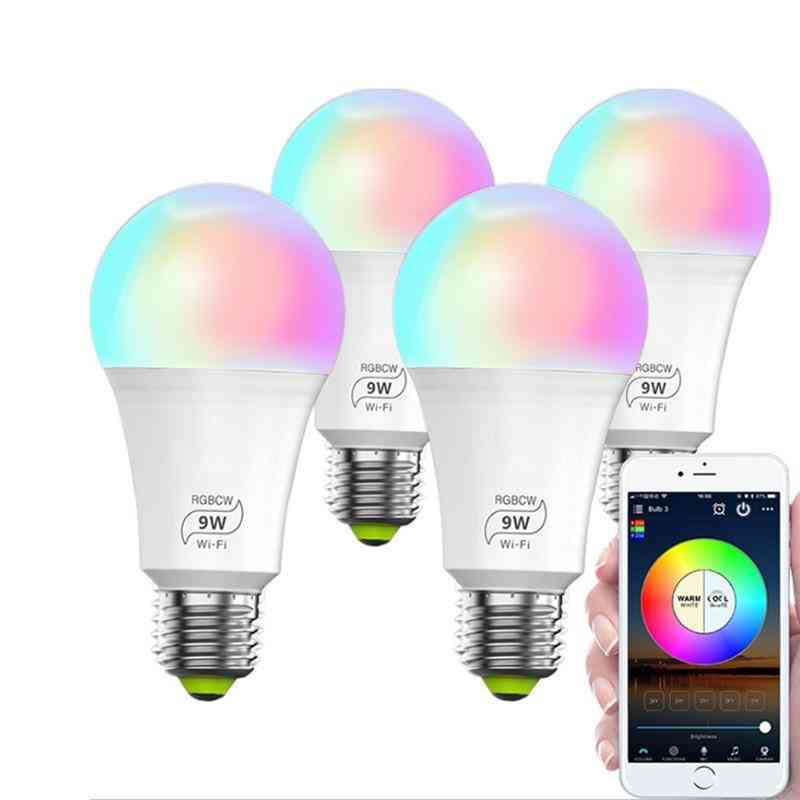 Waterproof- Wifi Rgbw+cw, Sound And Light Control, Color Lighting Bulb
