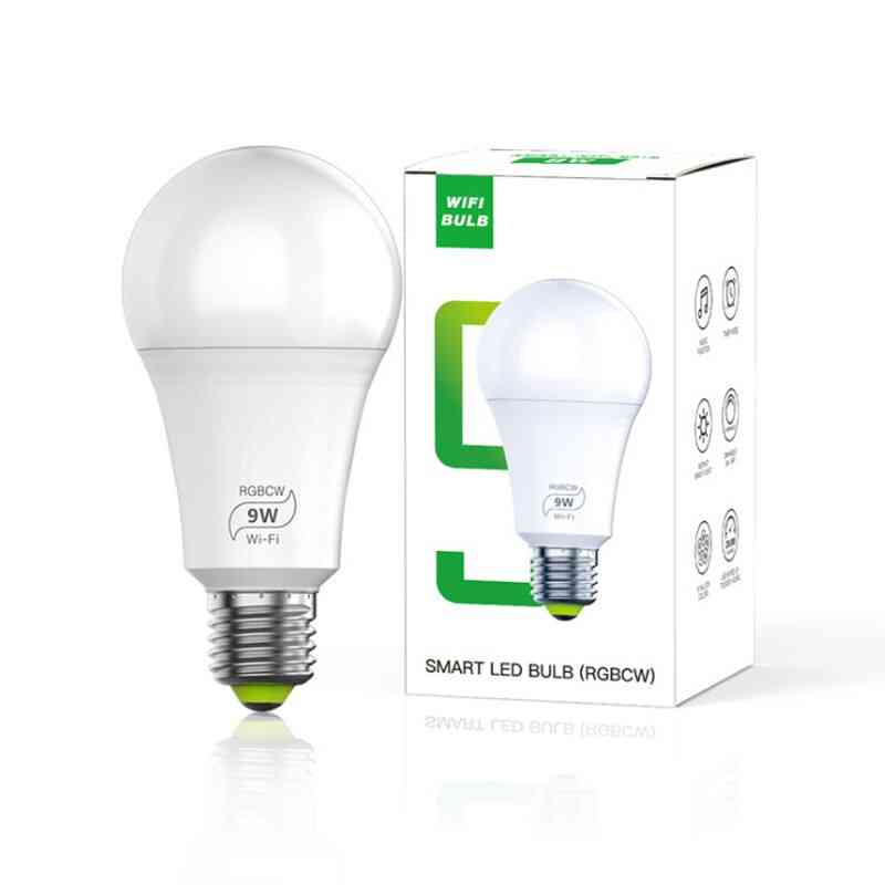 Waterproof- Wifi Rgbw+cw, Sound And Light Control, Color Lighting Bulb