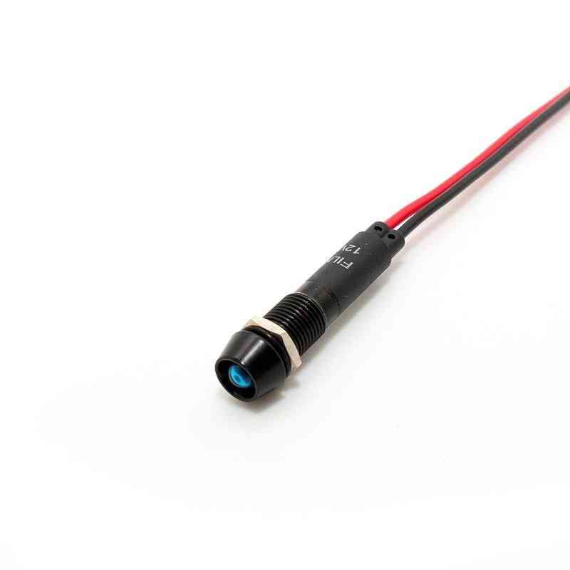 Black Housing Led Signal Indicator Light With 20cm Cable