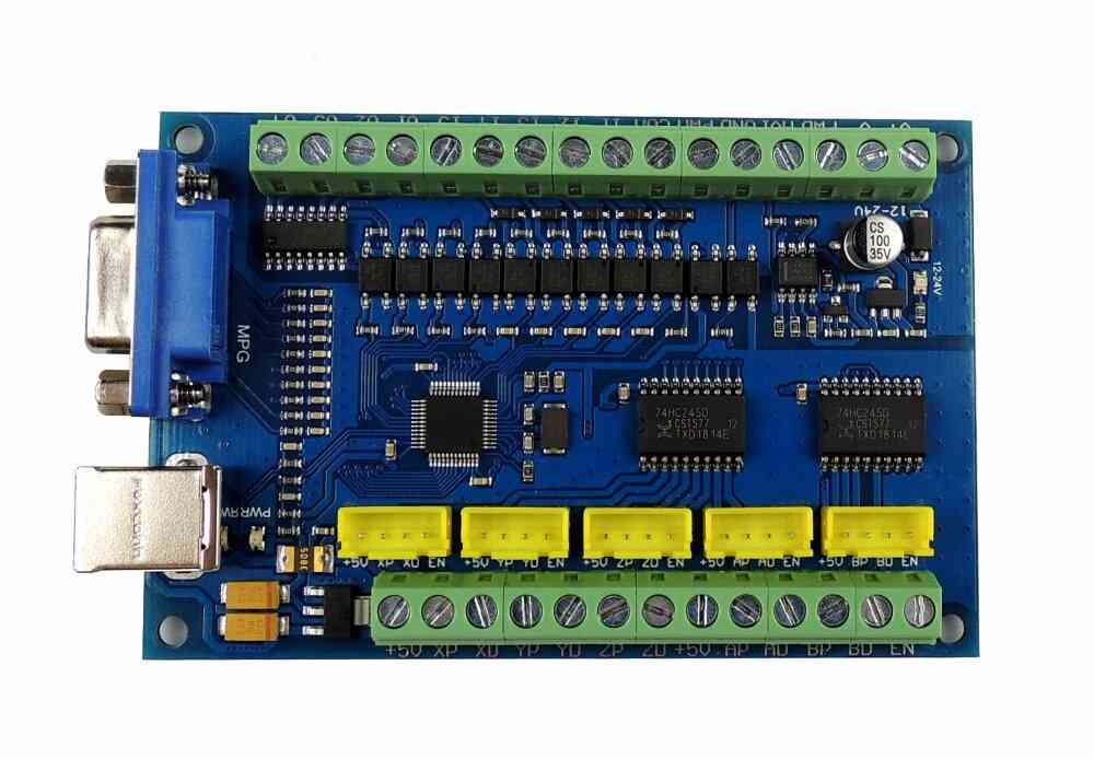 Upgrade Usbcnc Smooth Stepper Motion Controller Card Breakout Board