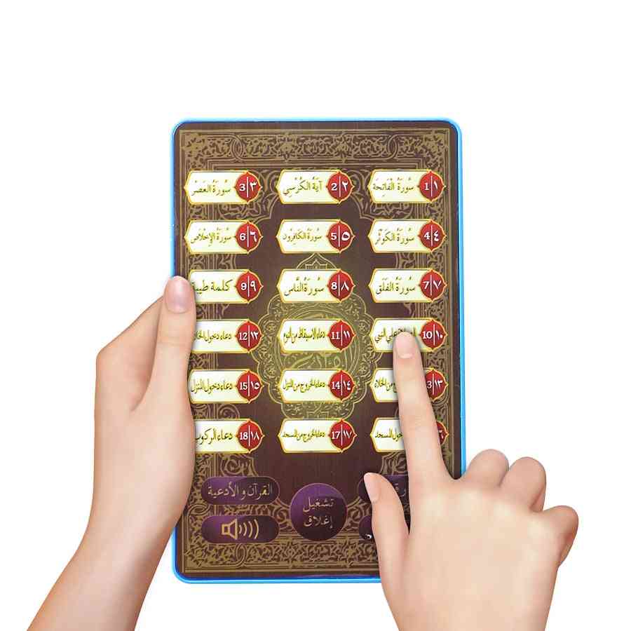 Arabisk språk, hellig koran -læremaskin, barns pedagogiske verktøy for islamske barn