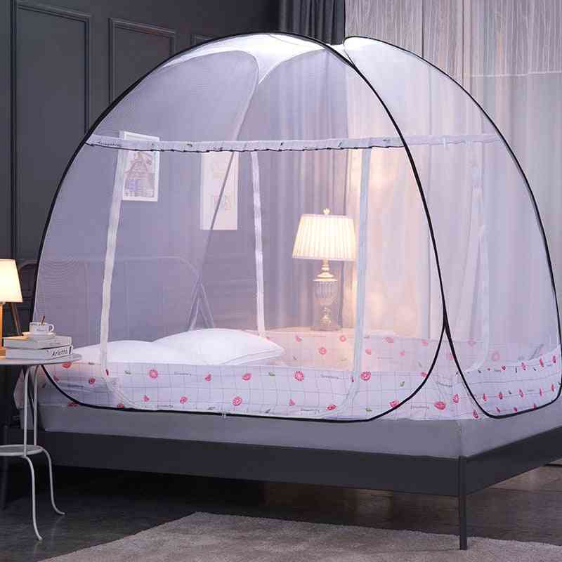 Hopfällbart myggnätskåp med fäste för tält för vuxen