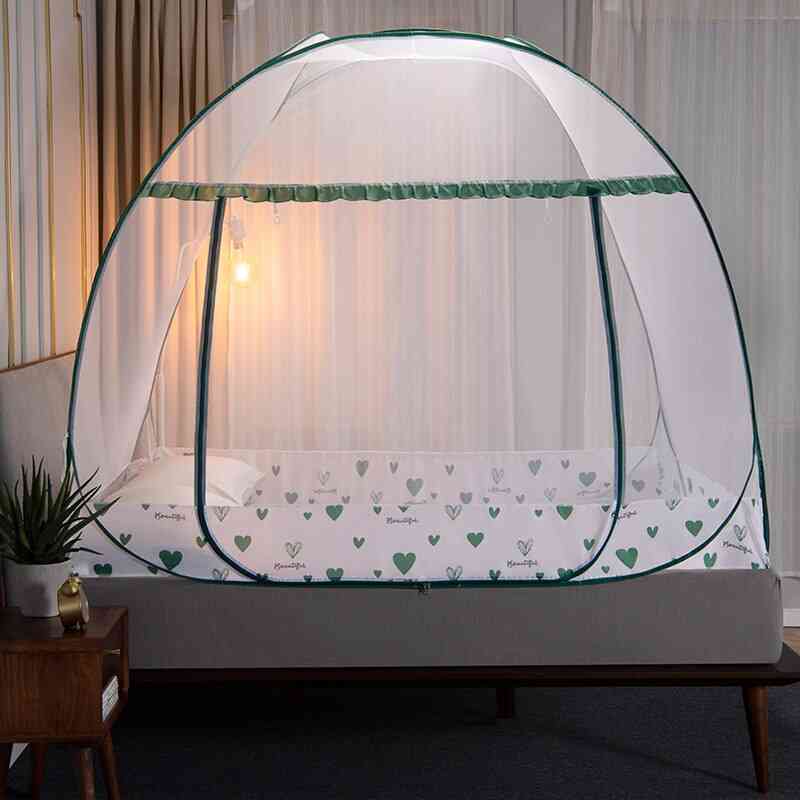 Hopfällbart myggnätskåp med fäste för tält för vuxen