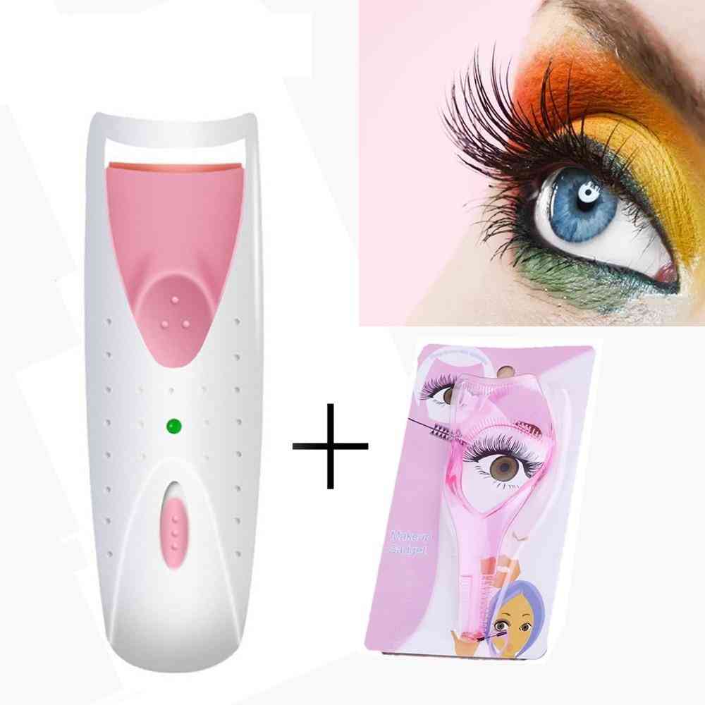 Electric Heated Eyelash Curler With Eyelash Card