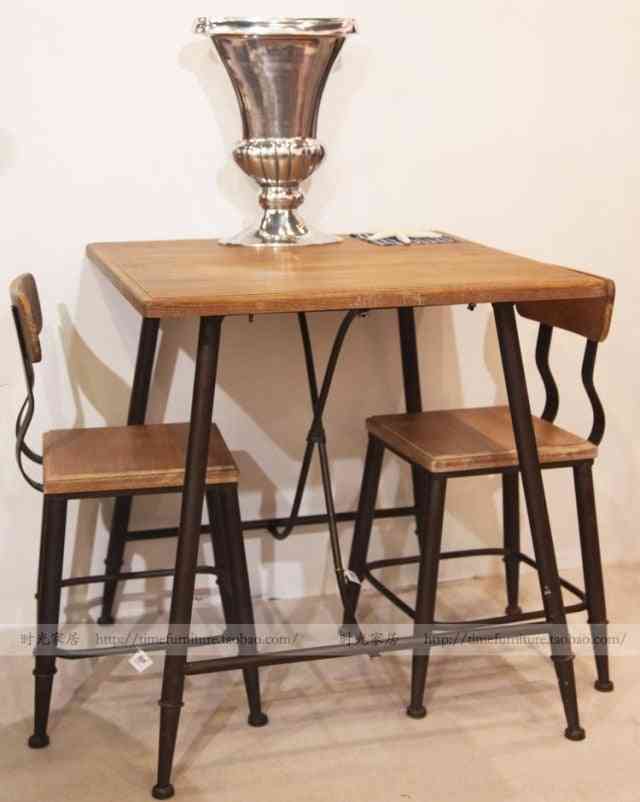 American Country Wrought Iron Tables And Chairs - Outdoor Leisure