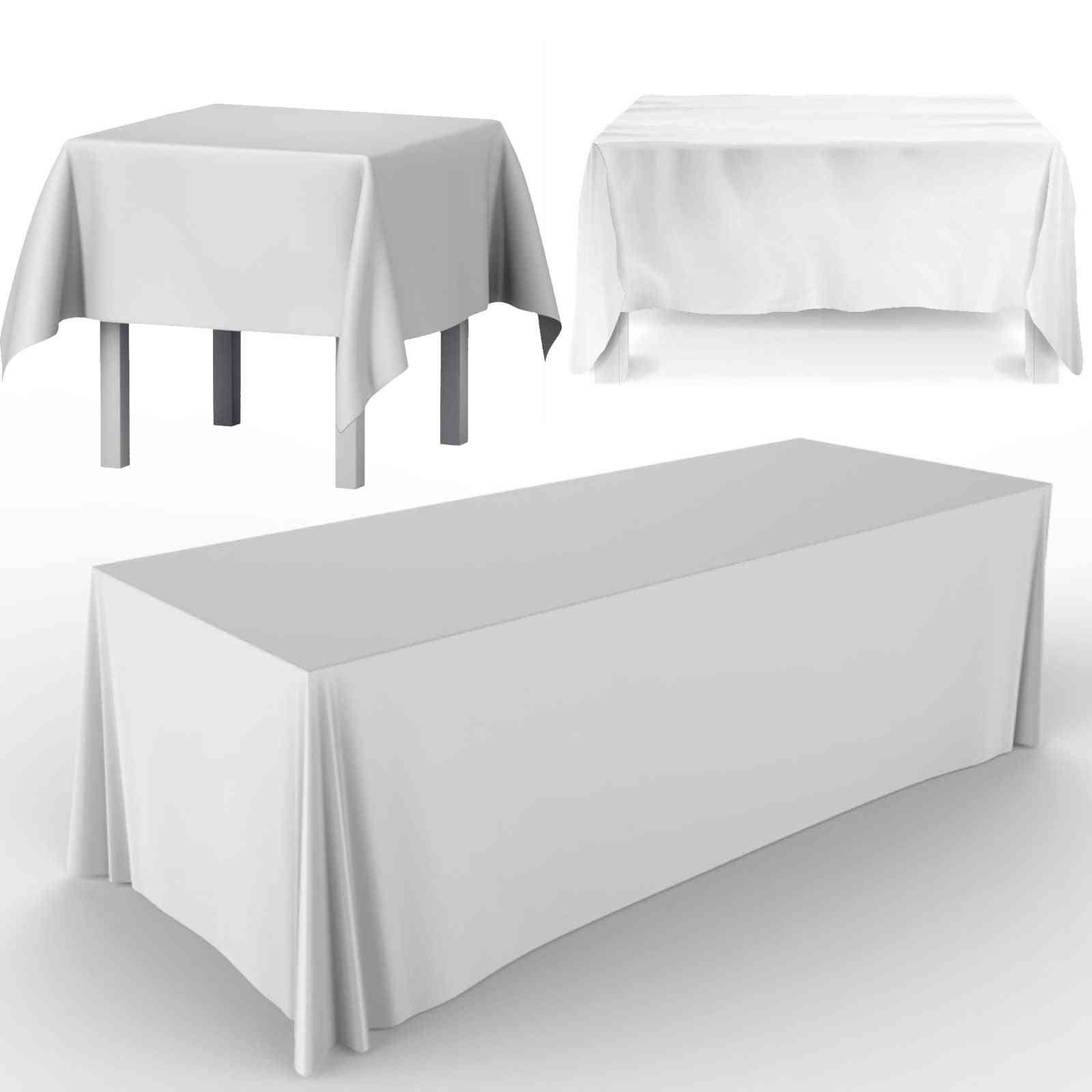 Rectangle Satin Tablecloth. Dining Table Cover