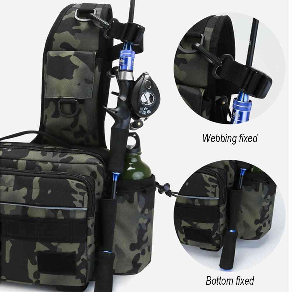Fishing Tackle Bag, Single Shoulder Cross Body Bags