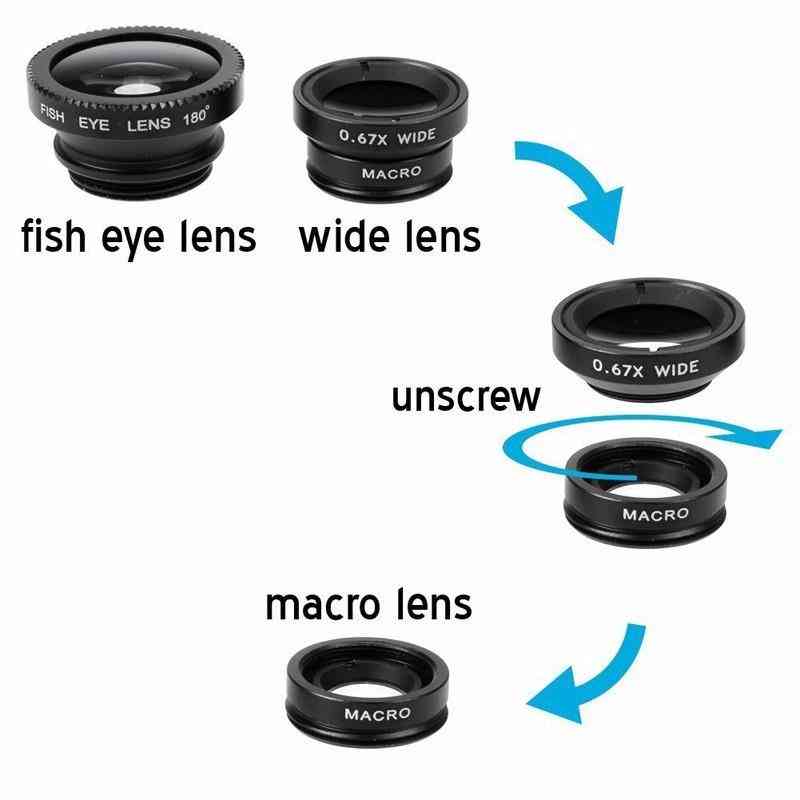 Fish Eye Lenses Mobile Phone Lens For Iphone