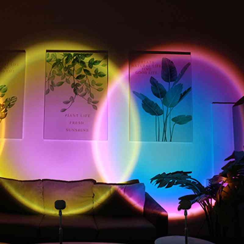 Projector Night Lights, Usb Bedside Table Lamp