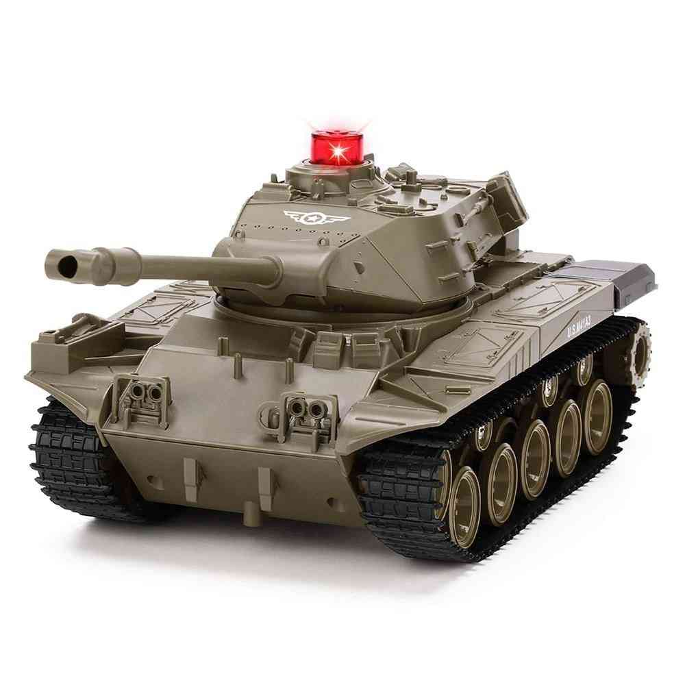Remote Control Programmable Crawler Tank, Sound Effects Military Tank Toy