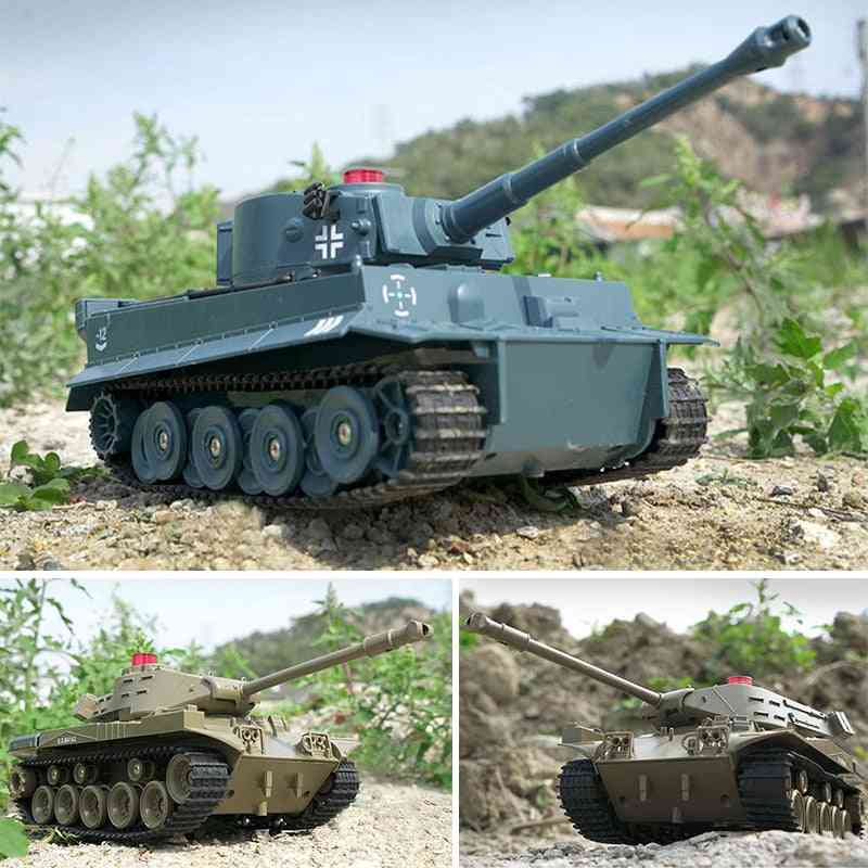 Remote Control Programmable Crawler Tank, Sound Effects Military Tank Toy