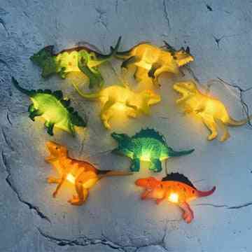 Led dinosaur lys for innredningsrom