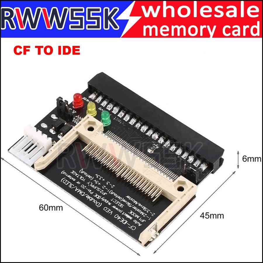 Compact Flash Cf Card To 3.5 Female 40 Pin Cf To Ide Adapter