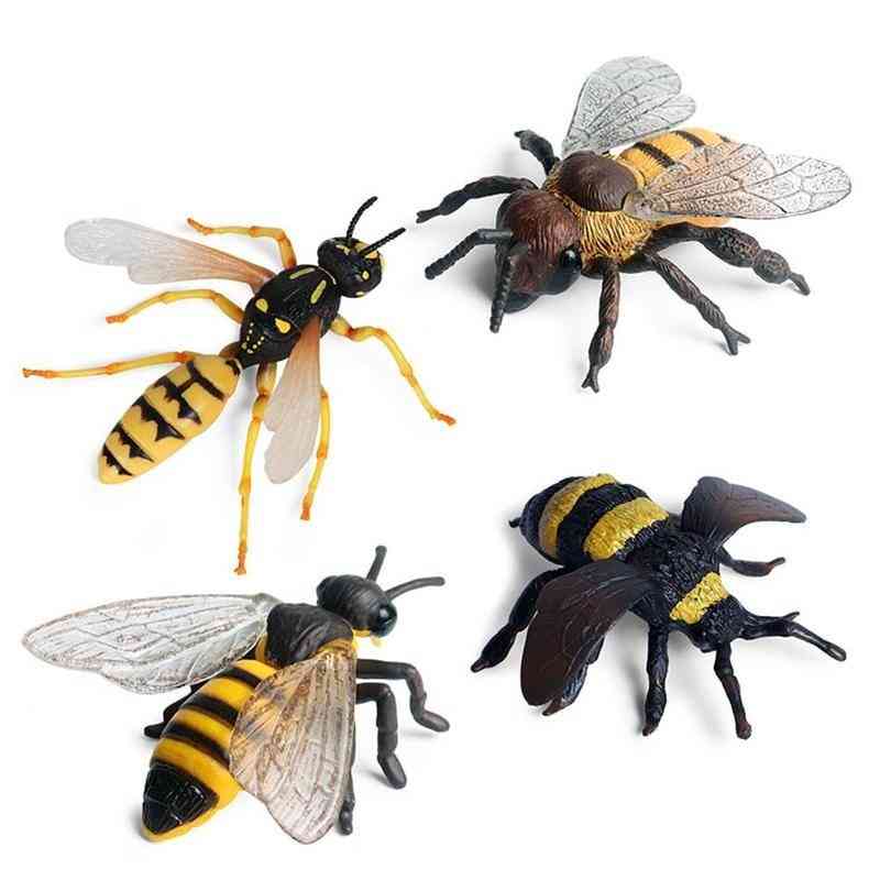 Simulation animal bee modelfigurer dukker til festfestival