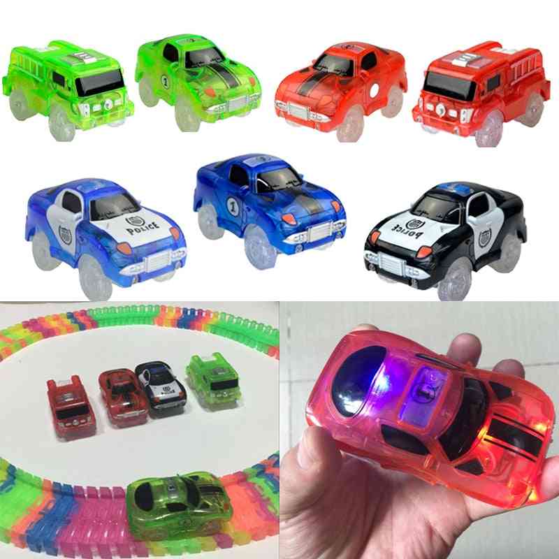Luminous Racing Track Car With Colored Lights