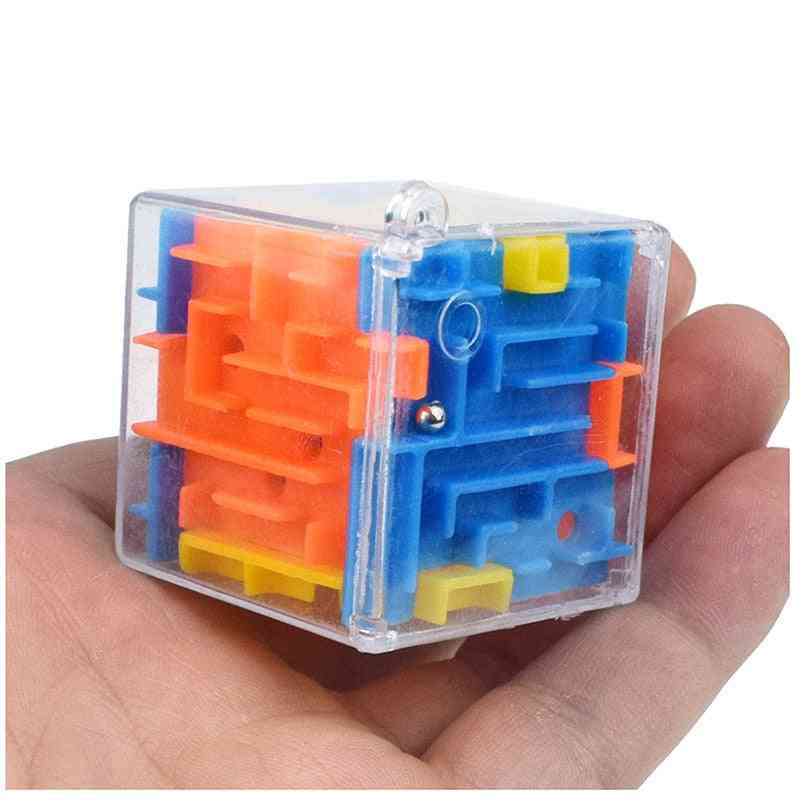Fidget Rubik Cube Rotating Ball Maze Decompression Toy