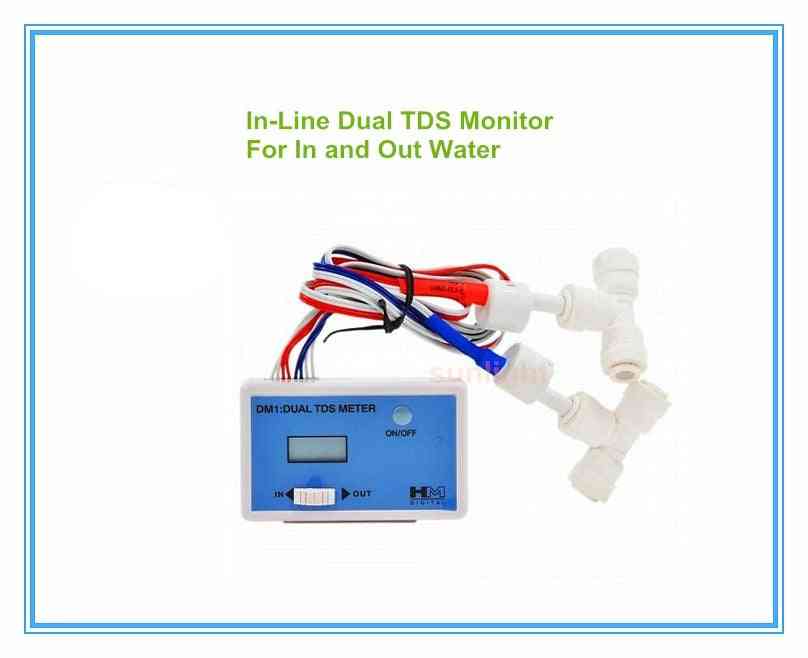 Hm Digital Dm-1 Home Tap Water In-line Dual Tds Monitor