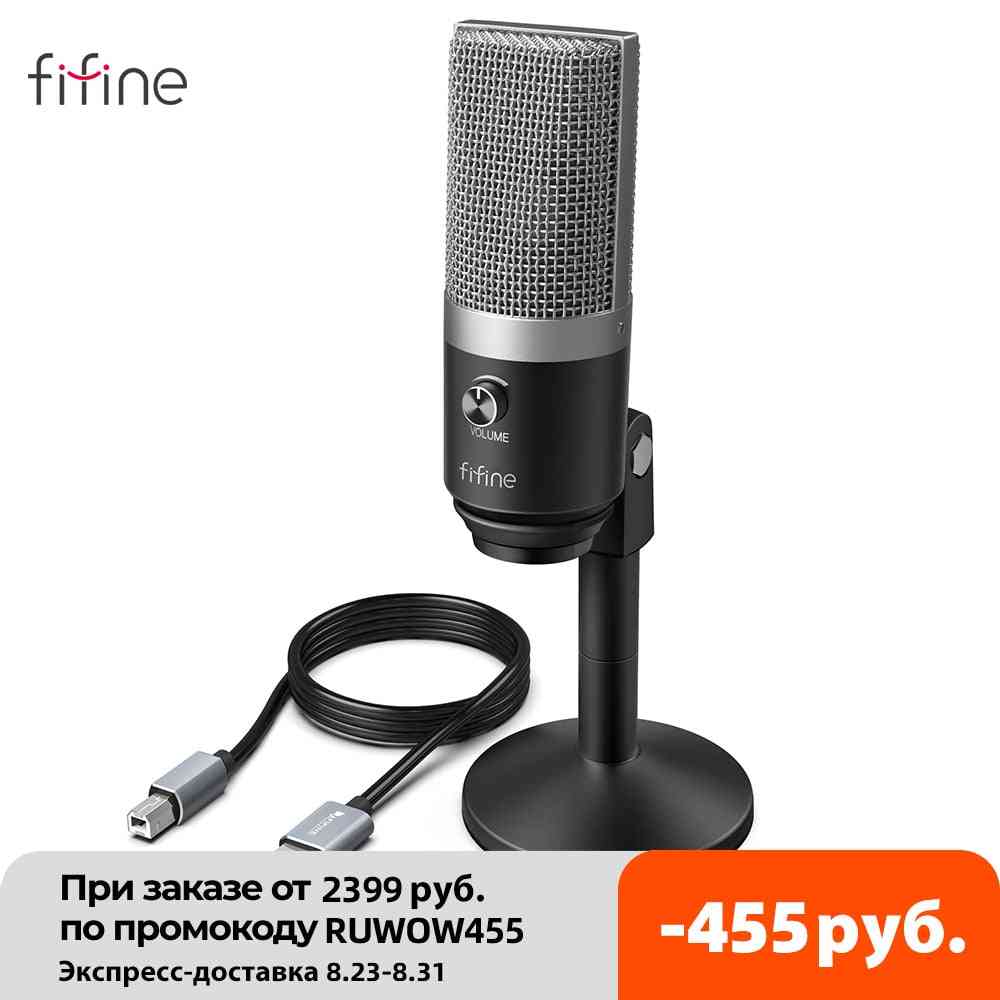 Usb Microphone For Laptop And Computers For Recording
