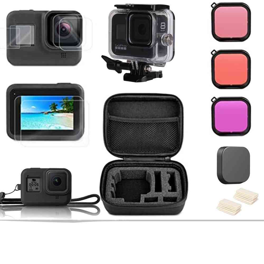 Tempered Glass & Waterproof Housing Case Frame