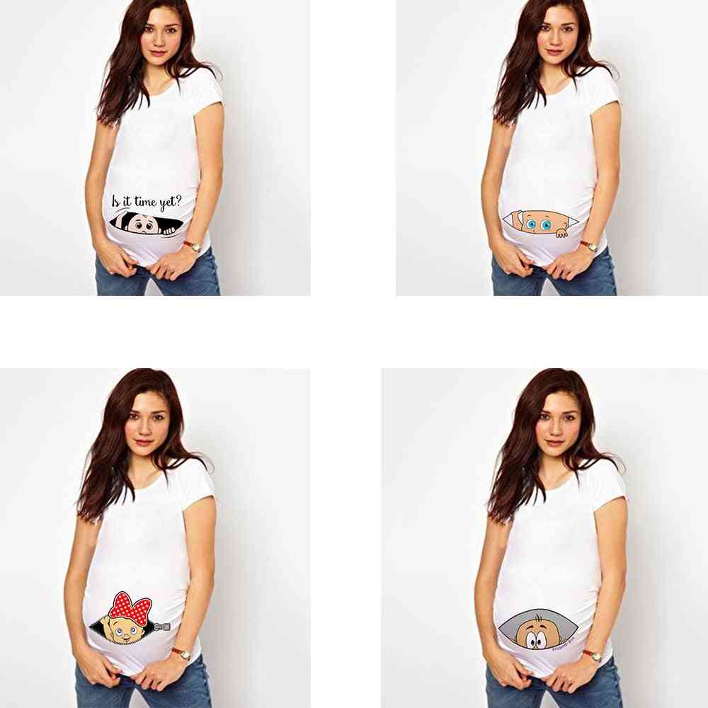 Summer Pregnant Maternity T-shirt
