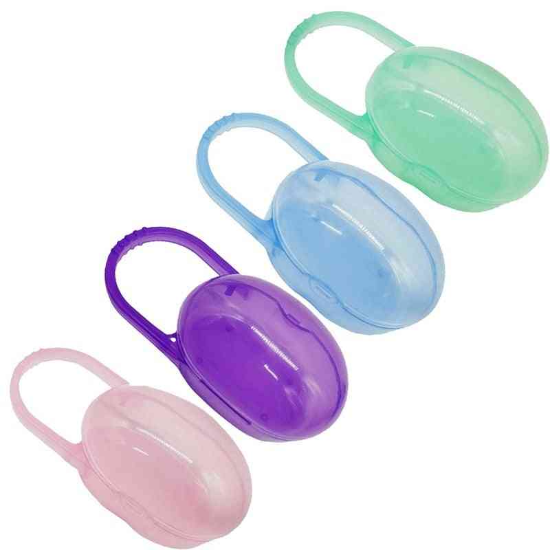 1pcs Colour Pacifier Baby Solid Box Soother Container