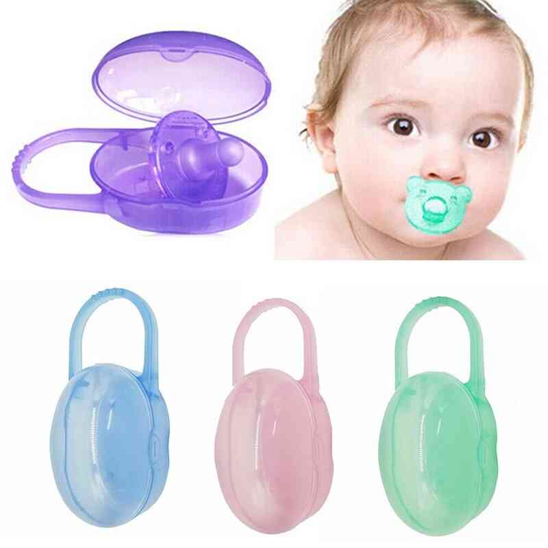 1pcs Colour Pacifier Baby Solid Box Soother Container