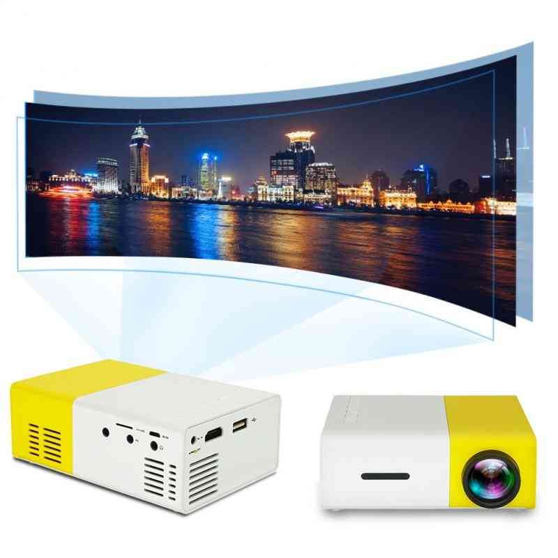 Led Mini Projector S  Hdmi-compatible Usb  Portable Home Media.
