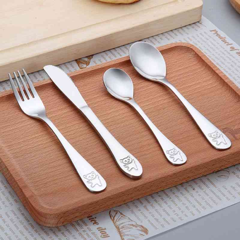 Stainless Steel Cutlery Utensils Set, Fork Knife Teaspoon