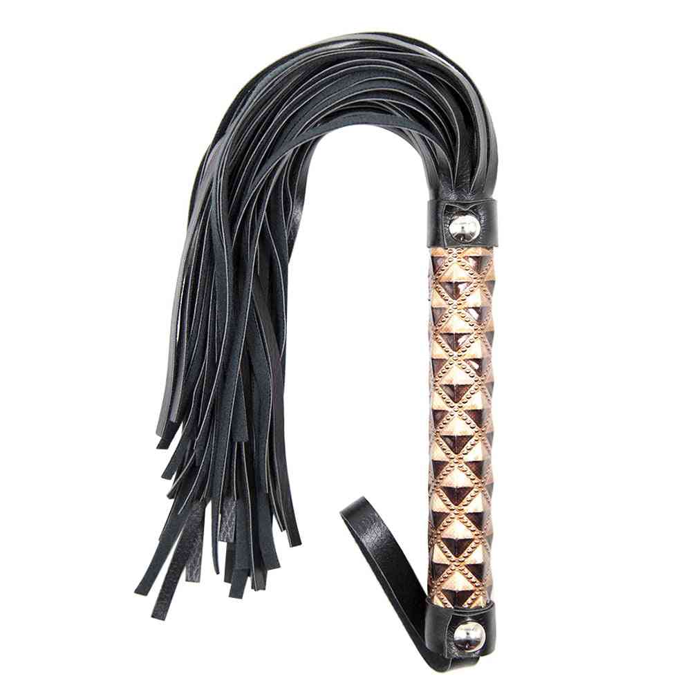 Outdoor Sports Non Slip Pu Leather Training Racing Whip