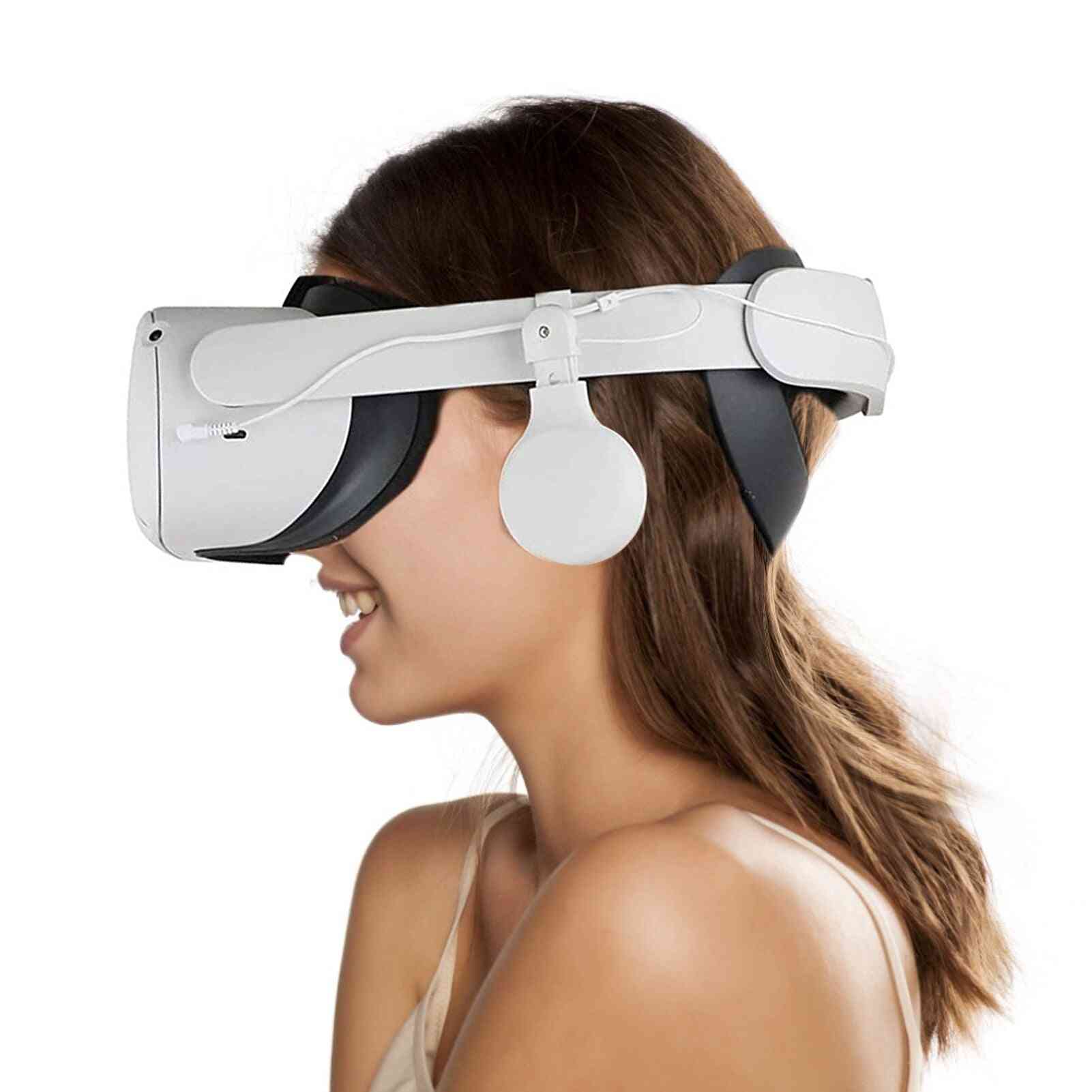 For Oculus Quest 2 Vr Adjustable Wired Headphone