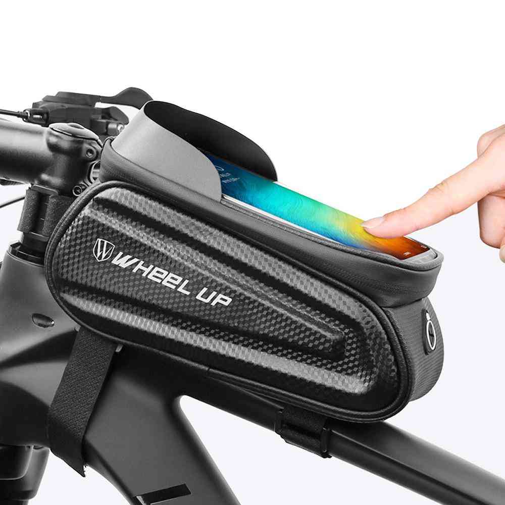 Waterproof Bicycle  Fron Frame Touchscreen Bag