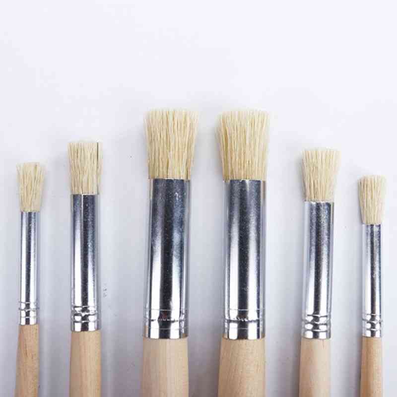 Watercolor Painting Stencil Brush