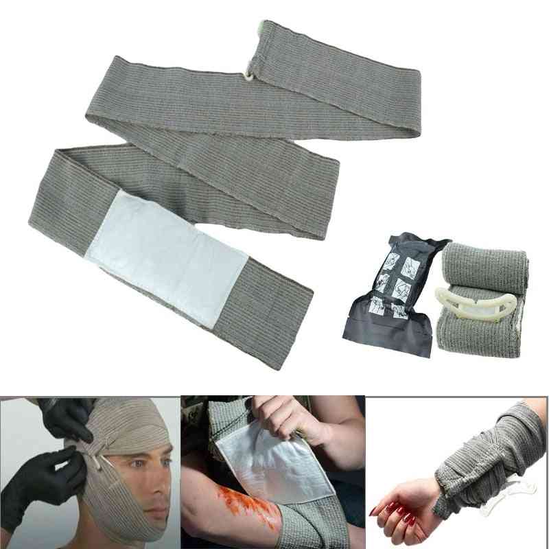 Compress- First Army Aid Dressing, Survive Trauma, Rescue Bandage