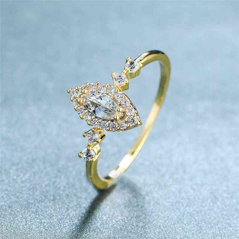 Crystal Stone Ring For Adults - Women