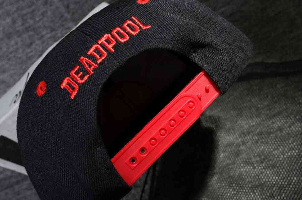 Anime Deadpool Embroidery Hip Hop Snapback Cap
