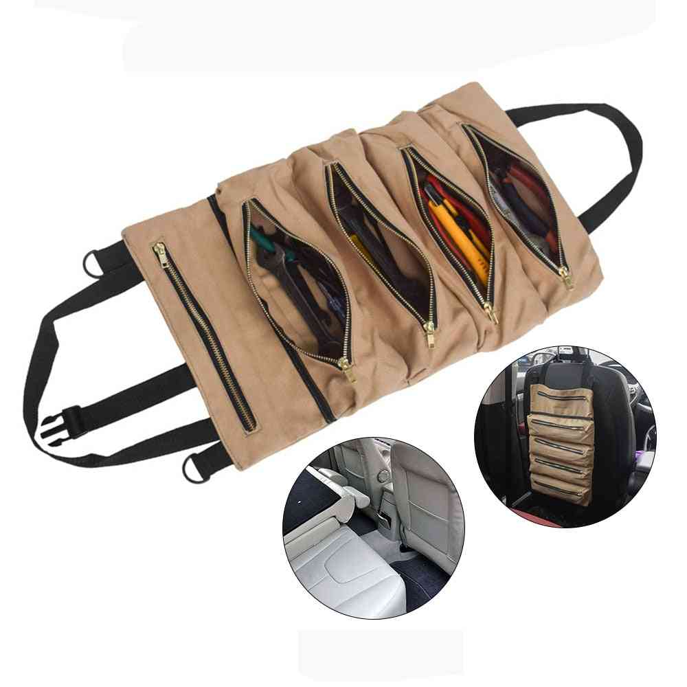 Multi-purpose Roll Up, Carrier Tote Canvas Tool Bag