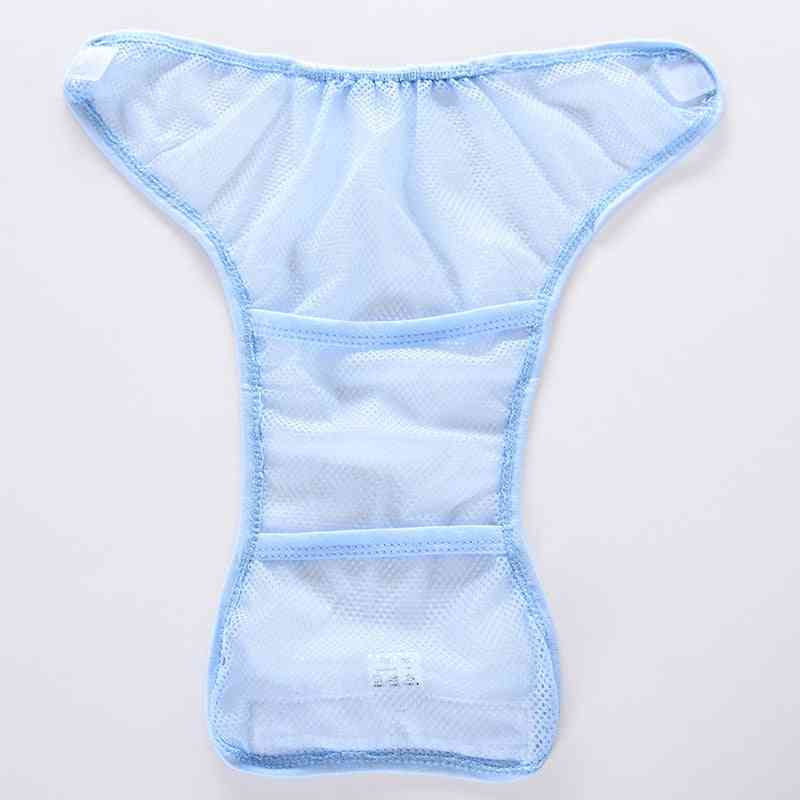 Cloth Diaper Washable Mesh Pocket Nappy Newborn Breathable Cotton