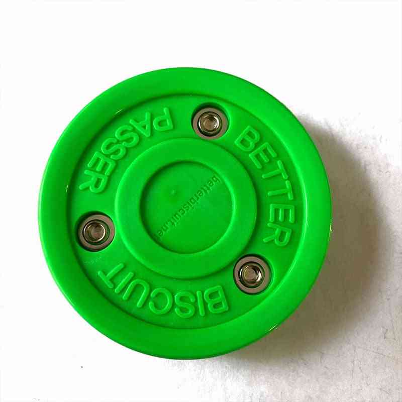 Professional Green Biscuit Field Hockey Training Puck