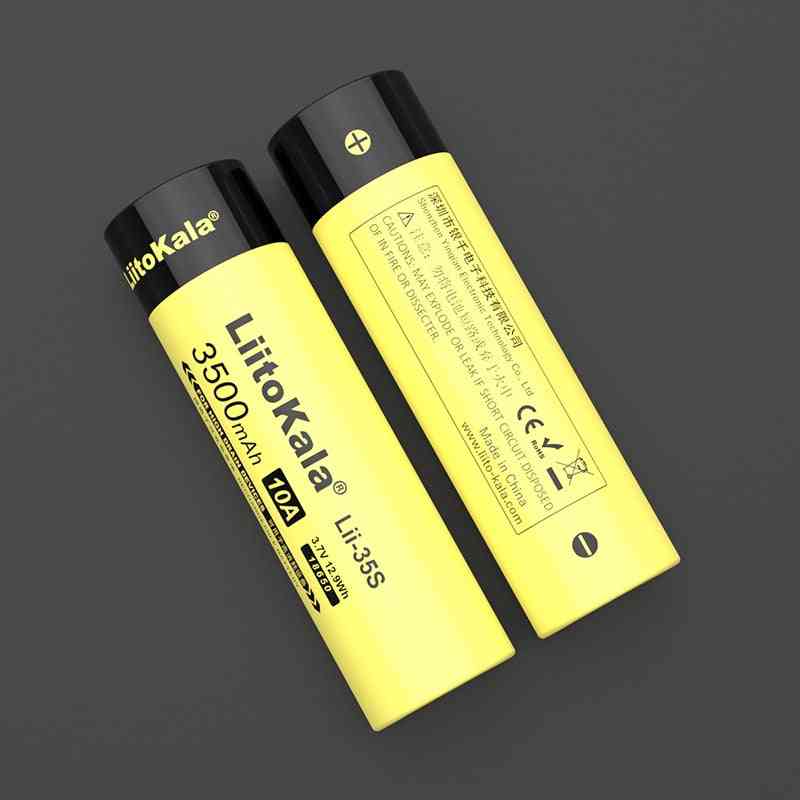 Liitokala Battery For High Drain Devices. Flashlight