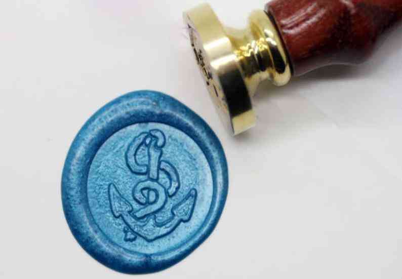 Anchor Pattern Wax Seal Stamp