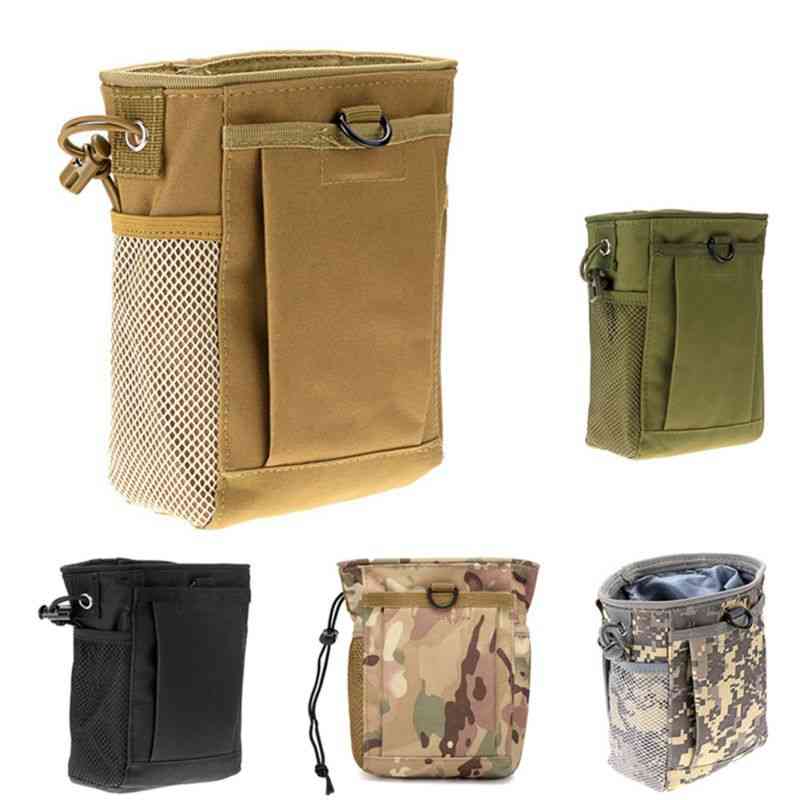 Military Molle Tactical Magazine Dump Ammo Drop Utility Pouch Bag