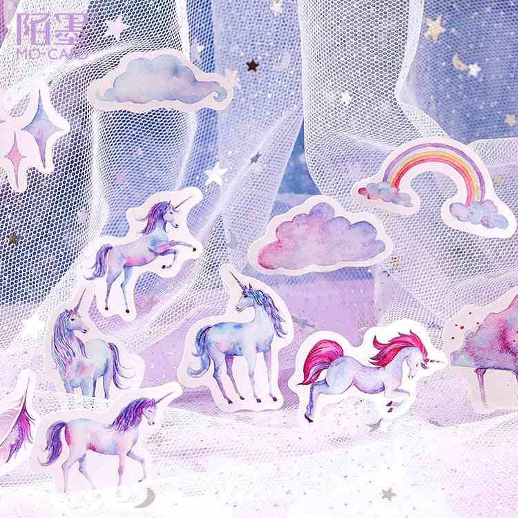 Lovely Unicorn Paper Sticker
