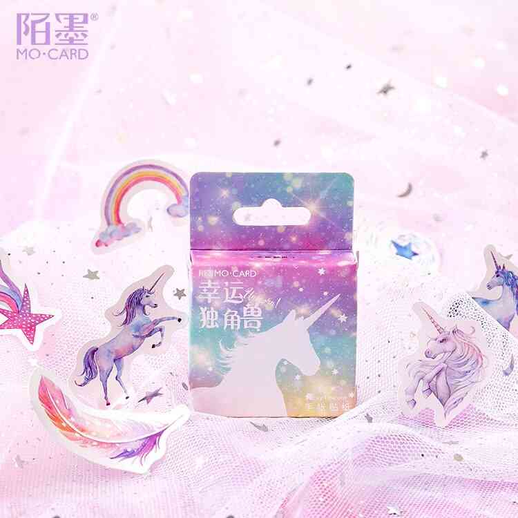 Lovely Unicorn Paper Sticker