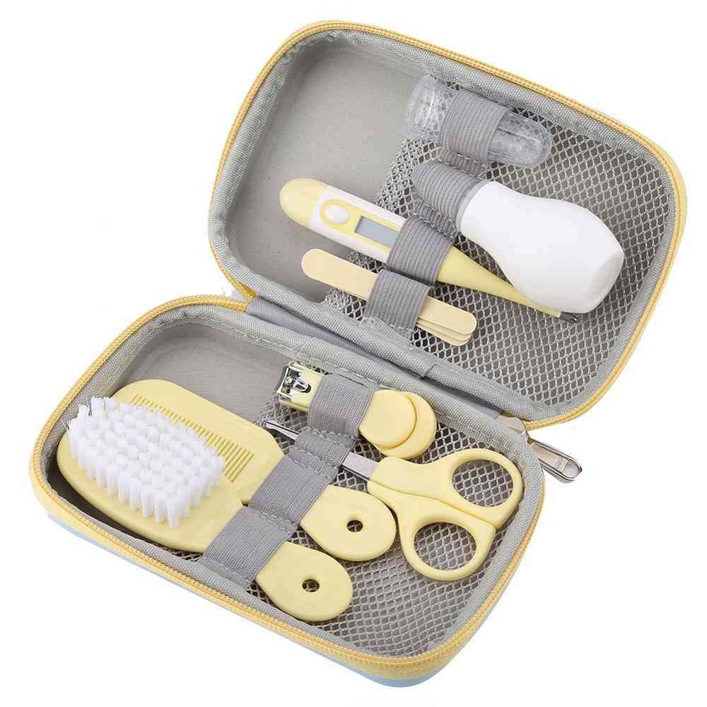 Portable- Nail Clipper Scissors, Hair Brush Comb, Safety Care Set For Baby