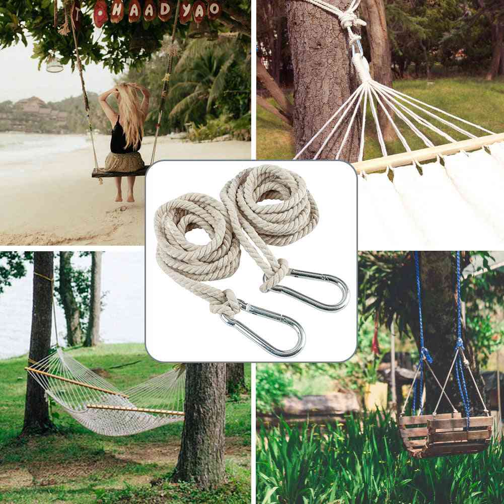 Tree Swing Straps, Hammock Cotton Hanging Rope