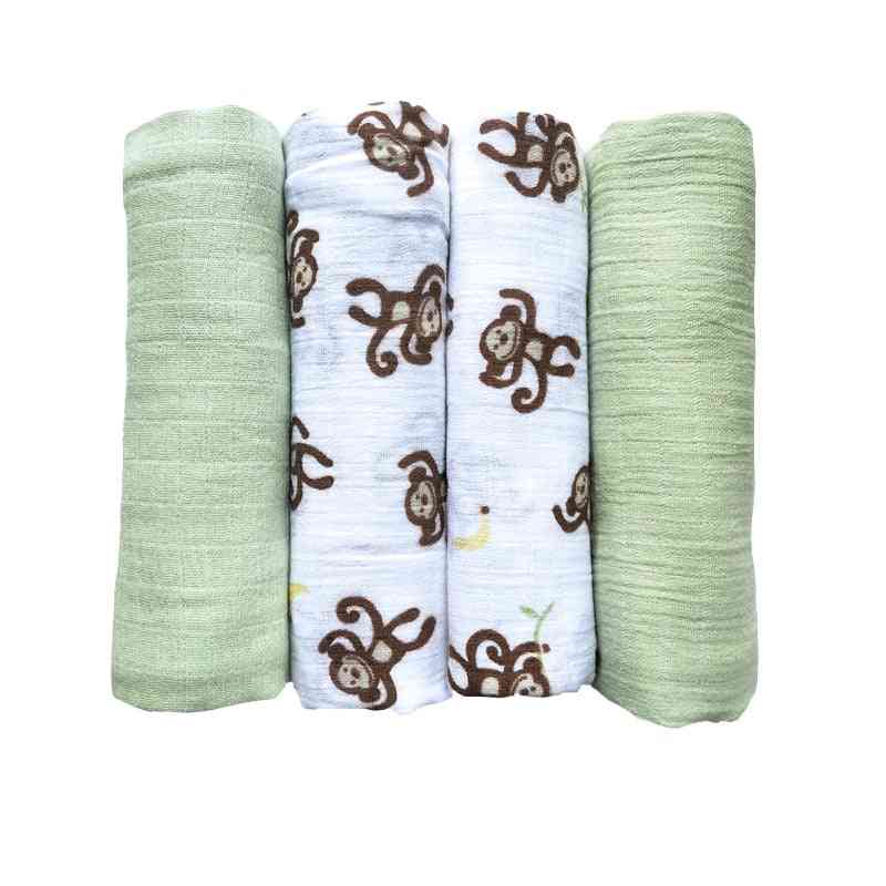 Muslin Diapers Baby Cloth Nappy Cotton Wrap Blanket Newborn Bath Towel Nursing
