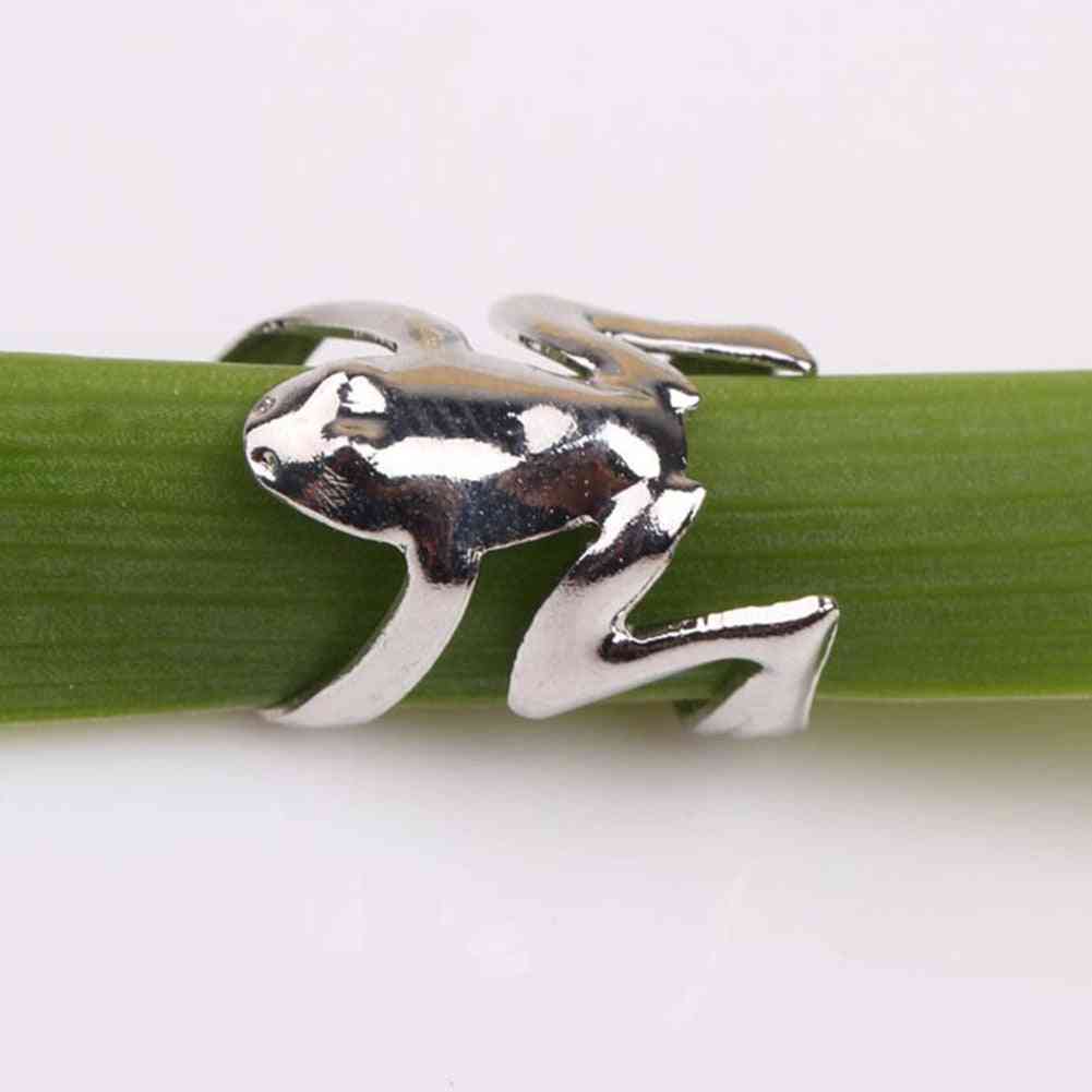 1pcs- Fashion Silver Ear Cuffs, Frog Clip Earrings