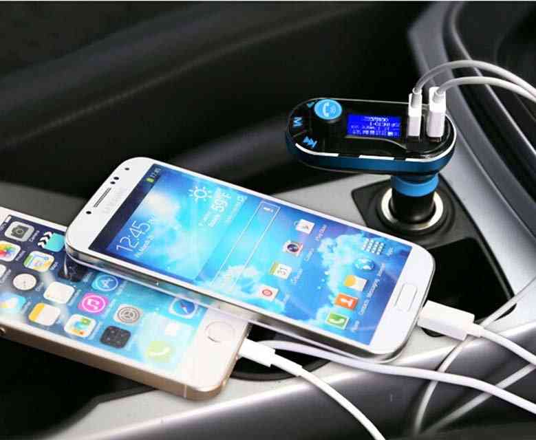 Wireless In-car Bluetooth Fm Transmitter Radio